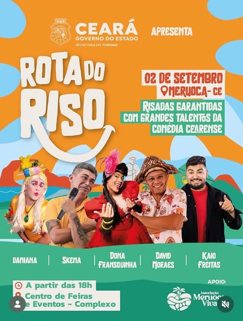 Cartaz da Rota do Riso